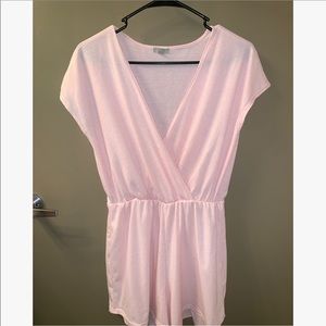 Urban Outfitters Ecoté Pink Ribber Romper